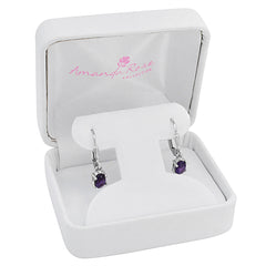 Gemstone Lever Back Earrings for Women set in 925 Sterling Silver |Real Gemstone Earrings for Women set in Real Sterling Silver